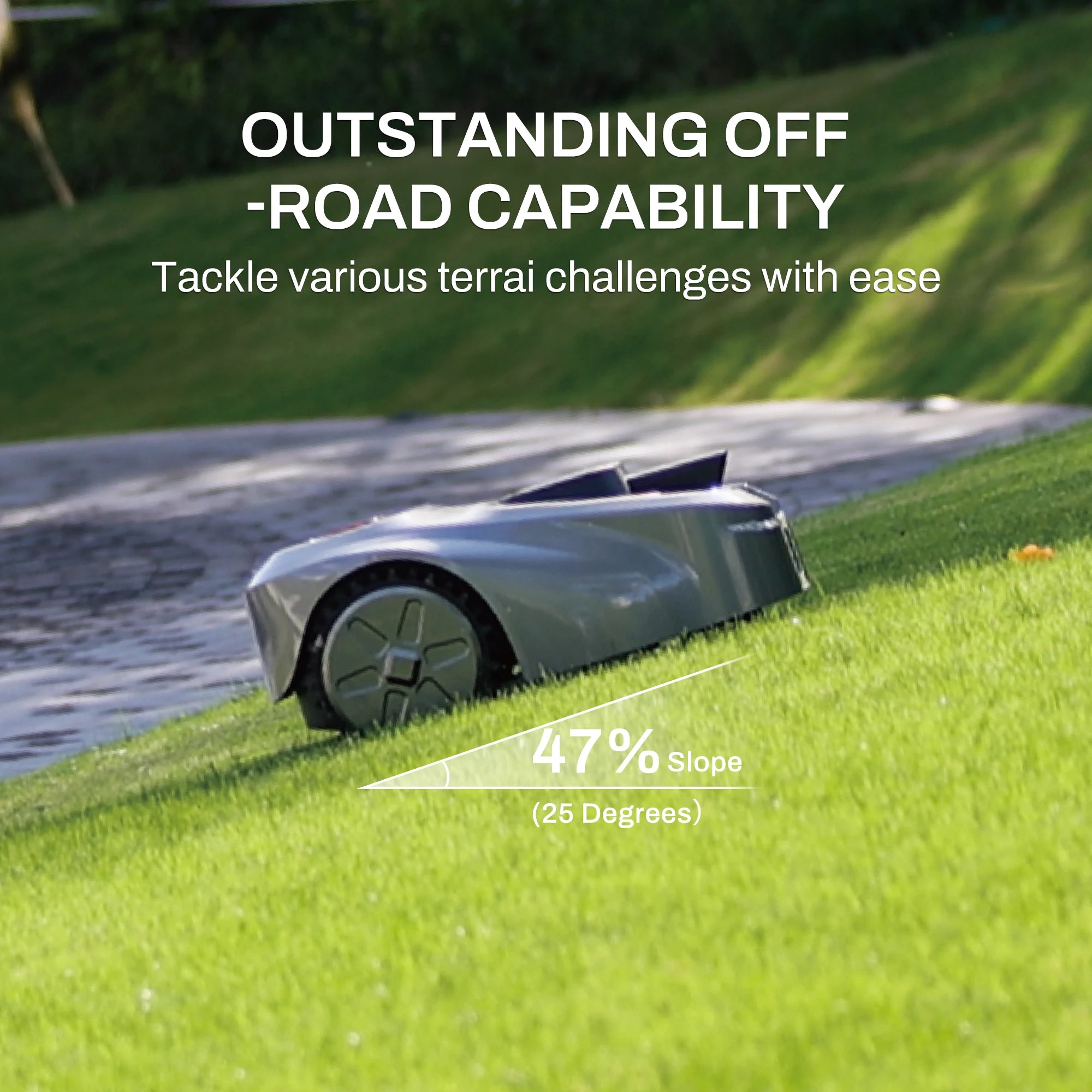 Robot Tondeuse Sans Fil RTK+IA – 1000 m², 4G/WiFi, Anti-Vol GPS